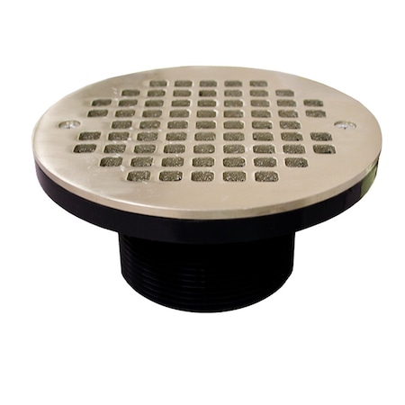 Jones Stephens 3in. IPS ABS Spud with 6in. Nickel Bronze Strainer D57405
